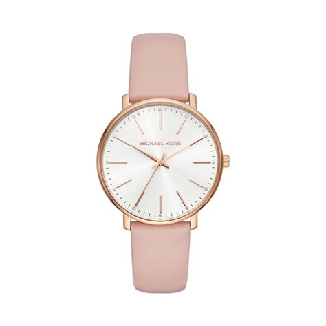 michael kors rose gold watch strap